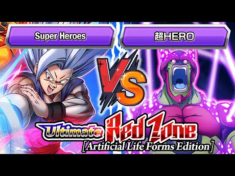 SUPER HEROES MISSION VS CELL MAX ARTIFICIAL LIFE FORMS RED ZONE! Dragon Ball Z Dokkan Battle
