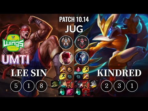 JAG UmTi Lee Sin vs Kindred Jungle - KR Patch 10.14
