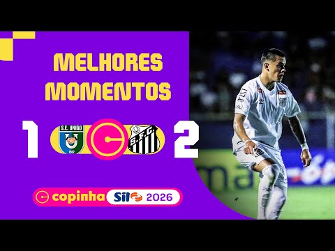 Gols e lances de União Cacoalense x Santos