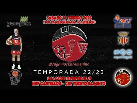 Videohighlights NBF Castellón - Cadete Gasoprix CBF Puerto Sagunto (LIGA J7 22-23)