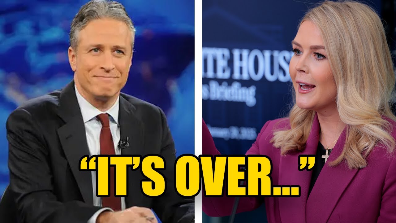 Jon Stewart MOCKED Karoline Levitt On Interview - Her Response Left Him Speechless!