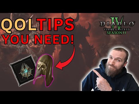10 Need To Know Quality Of Life Tips For Diablo 4 Season 11!