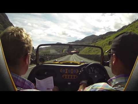 Westfield Sports Car on Llanberis Pass