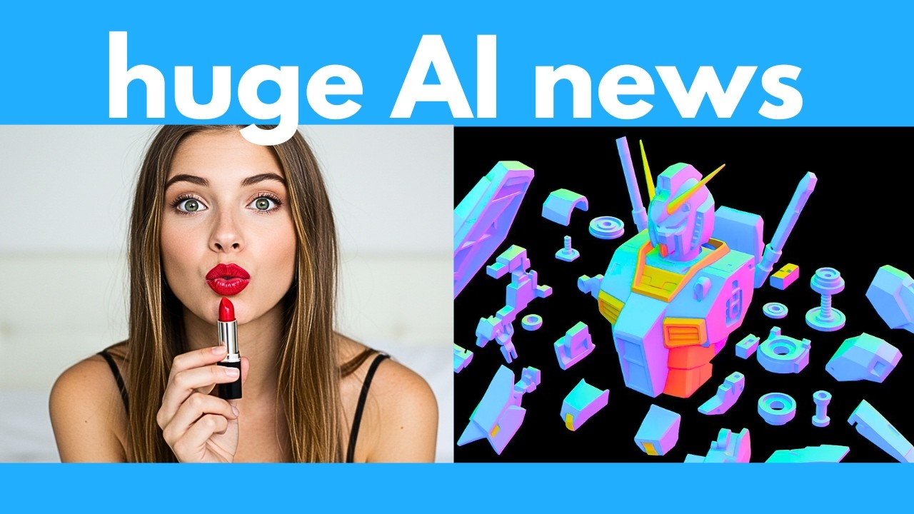 AI 4D videos, full body control, full deepfakes, open-source robots, new AI image editors