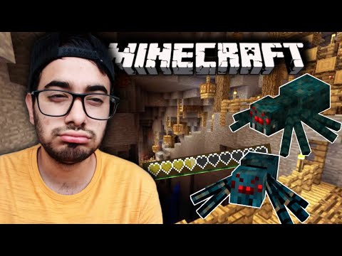 Exploring a Mineshaft was a BAD IDEA 😆 [Minecraft#16]