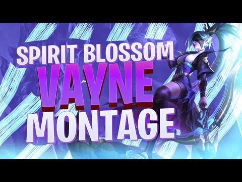 SPIRIT BLOSSOM VAYNE MONTAGE BEST VAYNE PLAYS 2020 SEASON 10  - League Of Legends