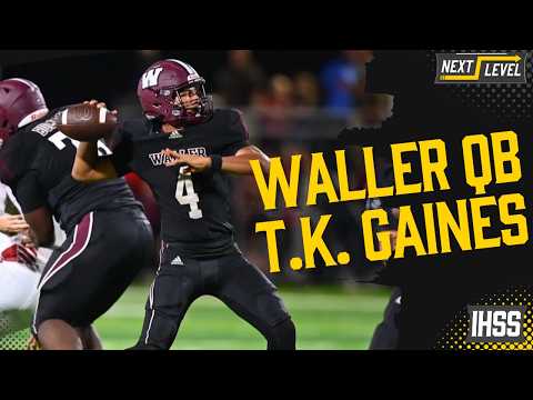 Waller QB T.K. Gaines Eyes Bigger Playoff Run in 2026 Junior Season