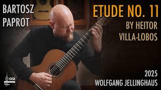 Heitor Villa-Lobos's "Etude No. 11" played by Bartosz Paprot on a 2025 Wolfgang Jellinghaus guitar