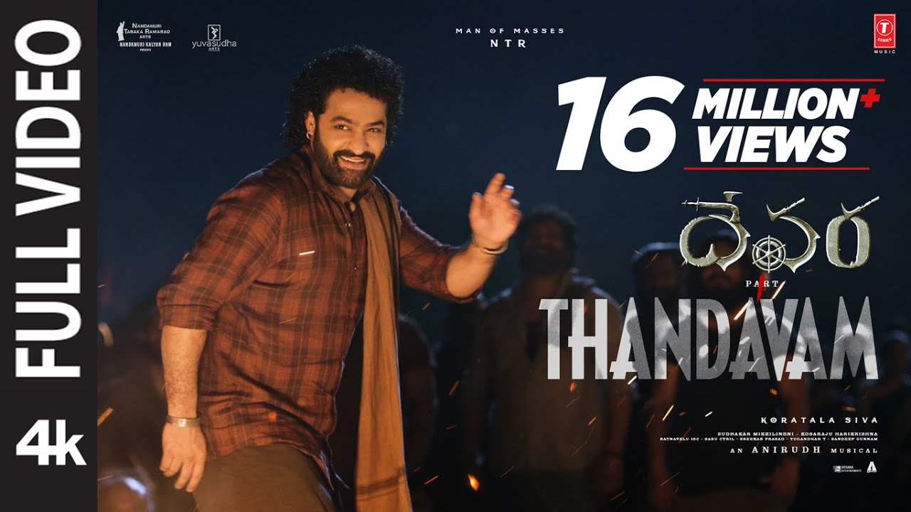 Full Video: Devara Thandavam | NTR, Saif Ali Khan, Koratala Siva | Anirudh | In cinemas now