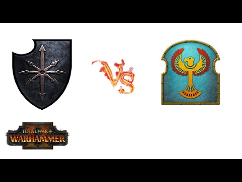 Total War Warhammer 2 Warriors of Chaos vs Tomb Kings (Hubert J.Farnsworth)