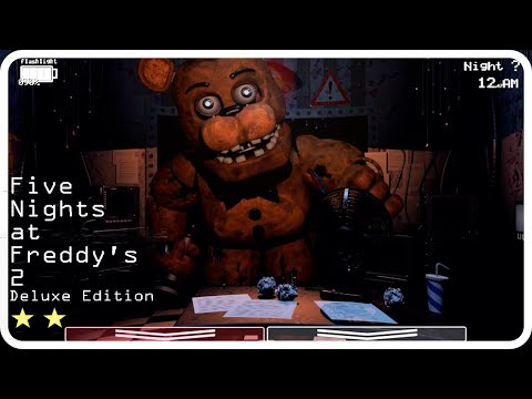 Five Nights at Freddy's 2 Deluxe Edition Full Walkthrough Night 1-6 + Extras