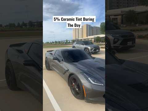 5% CERAMIC TINT During The Day *PITCH BLACK*