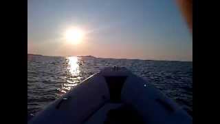 preview picture of video 'Vista gommone vs isola delle Femmine - Mariner 500 Johnson 737 GT.MP4'