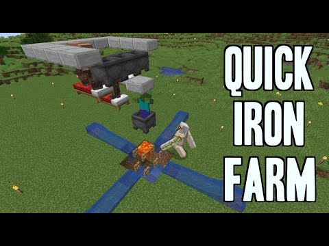 NEWEST Quick Iron Farm in description! [5 minutes] Video