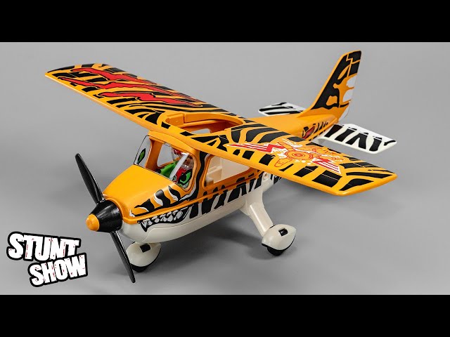 Vídeo relacionado con PLAYMOBIL Air Stuntshow 70902 Air Stuntshow Avioneta Tiger, Juguetes para niños a Partir de 5 años
