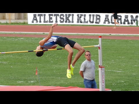 Marko Šuković (BIH) High Jump 210 cm 1st Place Agram Meeting Zagreb 2023