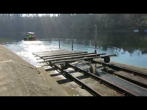 Boottransportanlage Rheinau - Standseilbahn für Boote