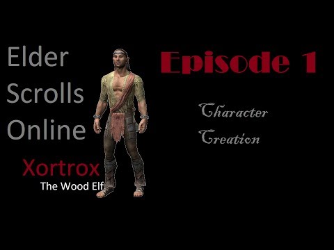 The Elder Scrolls Online Gameplay Walkthrough part one- [E1] Creating a character