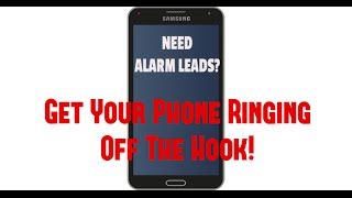 Leads For Alarm Companies - Live Security Alarm System Leads