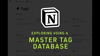 Using a master tag database in Notion