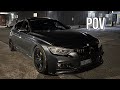Late Night POV Drive in My BMW😈 | Loud Pops&Bangs | F30 335i Stage 2+ | Terrorizing