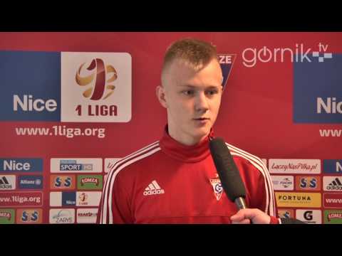 Robert Pieczur przed meczem z Chrobrym Głogów