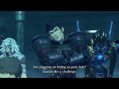 Xenoblade Chronicles 2 Cutscene 13 - Fearsome Gatekeeper (Chapter 1: Encounters)