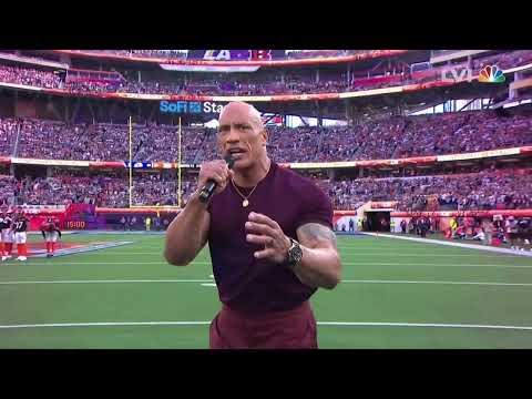 The Rock Sings FACE OFF at the Super Bowl