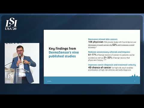 Cody Simmons, DermaSensor - AI device for point-of-care skin cancer detection | LSI USA '26