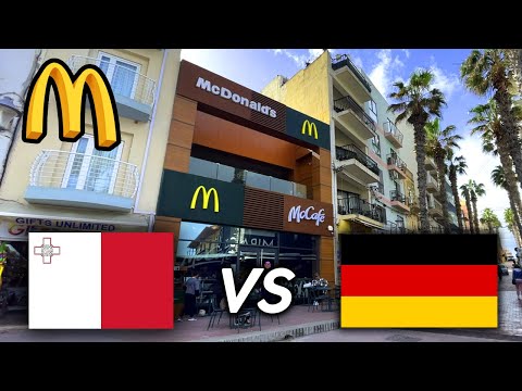 Ich teste McDonalds auf Malta - McDonalds Malta 🇲🇹