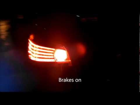 BMW E60 Hella LCI Euro tail lights with Bruce Miranda v6.1 Ricky brake effect