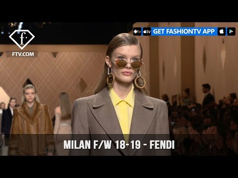Milan Fashion Week Fall/Winter 18-19 - Fendi | FashionTV | FTV