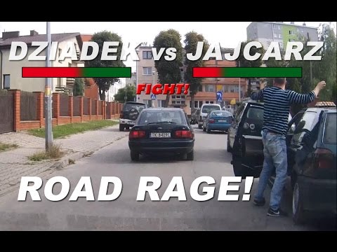 Rzut jajkiem do celu!!  Road rage po Kielecku 