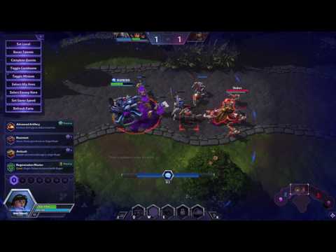 Heroes of the Storm Stukov PTR - SGT Hammer vs Stukov Lurking Arm