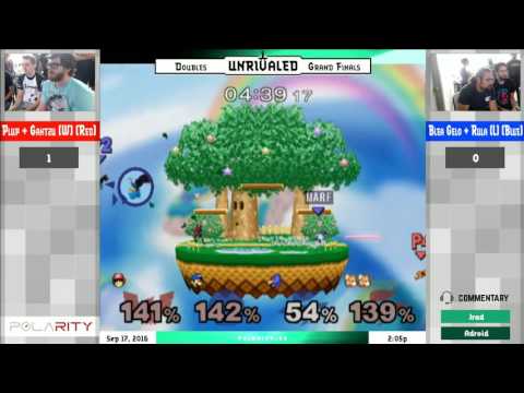 Unrivaled 2 Melee - Plup + Gahtzu vs Blea Gelo + Rula - Doubles Grand Finals