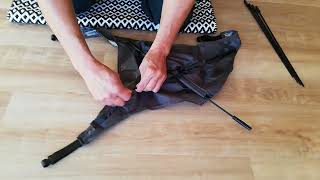 Lehátko pro psy se střechou proti slunci vel M