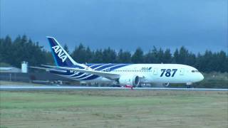 Boeing 787 First ANA Flight