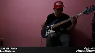 MR.BIG - JANE DOE ( BASS COVER )