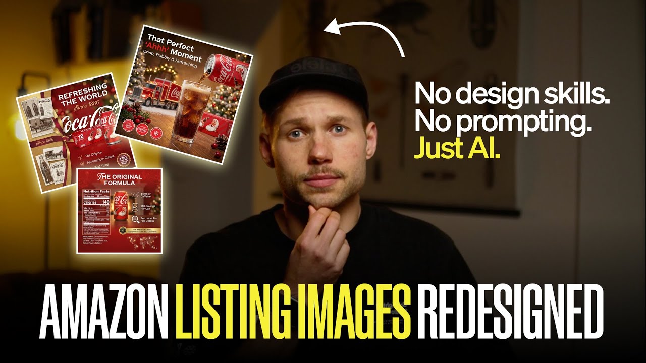 AI got wild... I redesigned Coca-Cola's Amazon Listing in 7 min