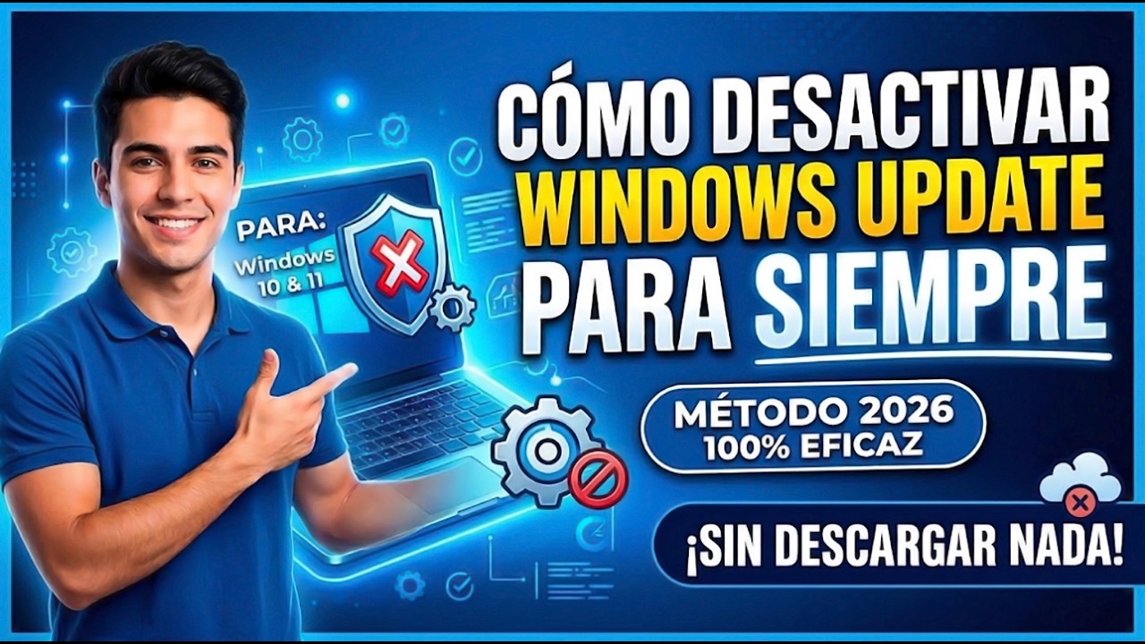 CÓMO DESACTIVAR WINDOWS UPDATE PARA SIEMPRE (Windows 10 y 11) | Sin Programas