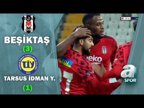 Beşiktaş 3 - 1 Tarsus İdman Yurdu MAÇ ÖZETİ (Ziraat Türkiye 5. Tur Maçı)