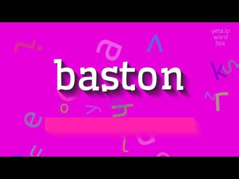How to say "baston"! (High Quality Voices)