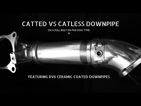 RV6 Catted VS Catless on the Civic Type R
