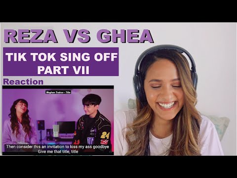 REZA - SING-OFF TIKTOK SONGS PART 7 "Purple Raincoat" vs Ghea Indrawari | REACTION!!