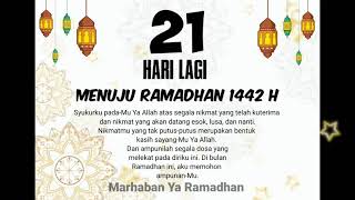 Download lagu 21 Hari Menuju Ramadhan 1442 H || Menghitung Mundur Ramadhan 2021 mp3