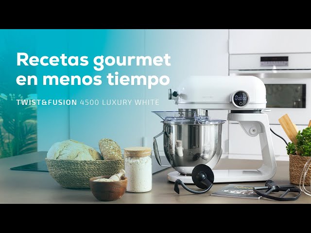 Robot de cuisine Cecotec Twist&Fusion 4500 Luxury White bol 5,2L 800W video