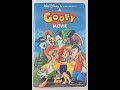 Opening And Closing To A Goofy Movie Bootleg VHS 1995