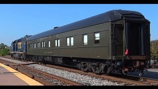 preview picture of video 'The Dover Harbor Pullman Car Gets Moved Thru Laurel'