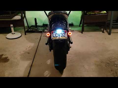 Triumph Bobber Multi Function Turn Signals + License Plate Holder