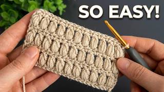🔥 NEW DISCOVERY! This Crochet Stitch Looks Impossible But It's So Easy!